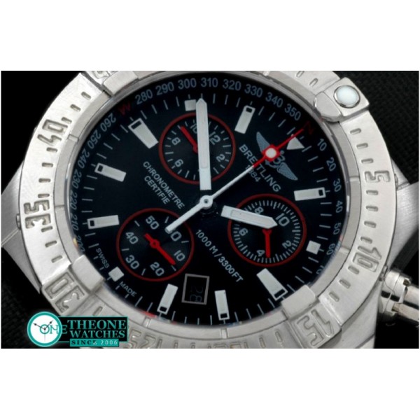 Breitling - Seawolf Chrono SS/NY Black Stk Swiss Eta Qtz 251.262