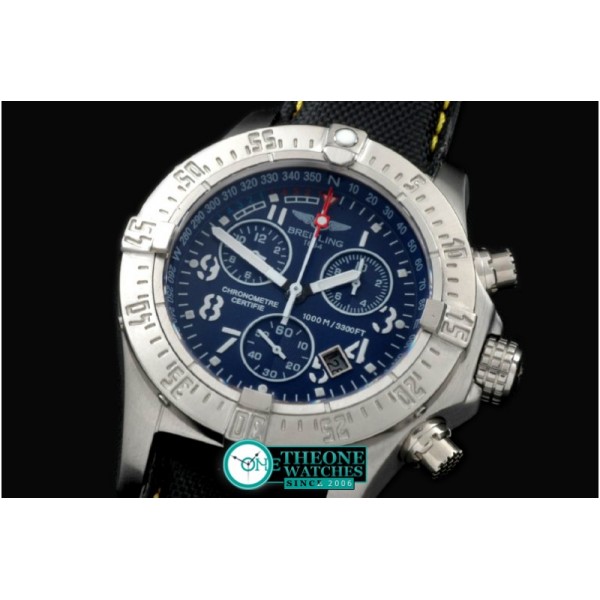 Breitling - Seawolf Chrono SS/NY Black Num Swiss Eta Qtz 251.262