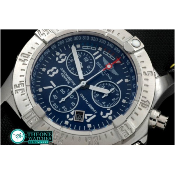 Breitling - Seawolf Chrono SS/NY Black Num Swiss Eta Qtz 251.262