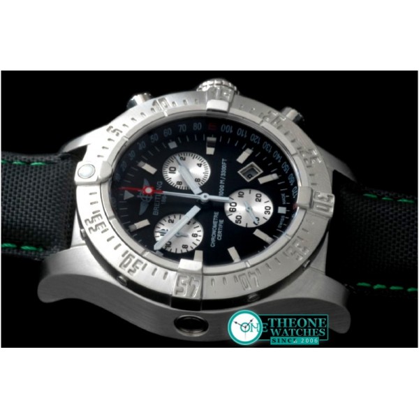 Breitling - Seawolf Chrono SS/NY Black Stk Swiss Eta Qtz 251.262