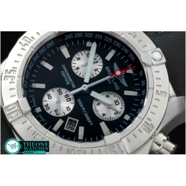 Breitling - Seawolf Chrono SS/NY Black Stk Swiss Eta Qtz 251.262