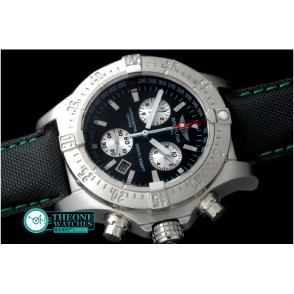 Breitling - Seawolf Chrono SS/NY Black Stk Swiss Eta Qtz 251.262