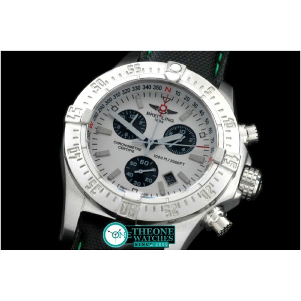 Breitling - Seawolf Chrono SS/NY White Stk Swiss Eta Qtz 251.262