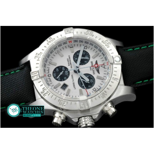 Breitling - Seawolf Chrono SS/NY White Stk Swiss Eta Qtz 251.262