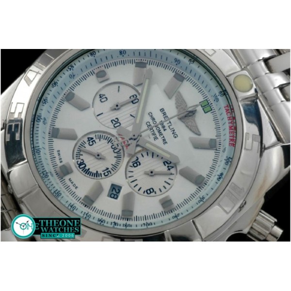 Breitling - Chronomat B01 SS/RU White Stick Jap OS20 Qtz