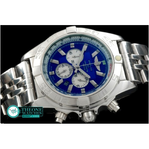 Breitling - Chronomat B01 SS/RU Blue Stick Jap OS20 Qtz