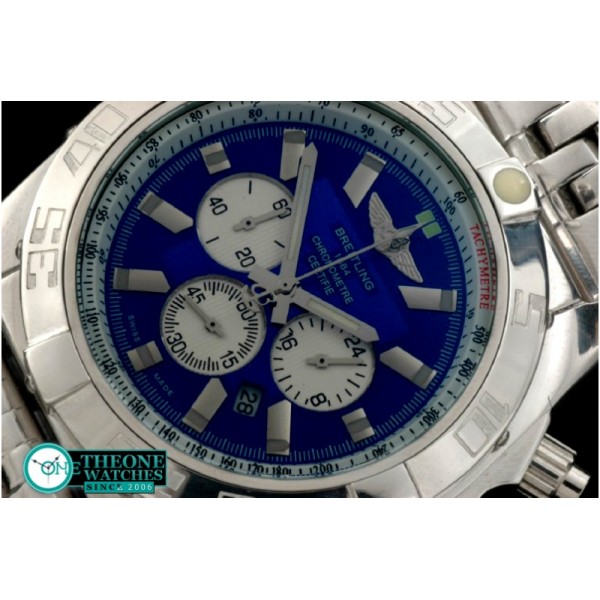 Breitling - Chronomat B01 SS/RU Blue Stick Jap OS20 Qtz