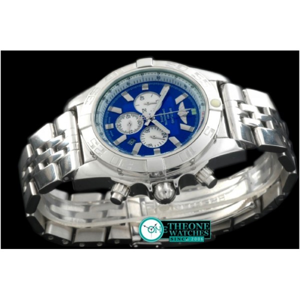 Breitling - Chronomat B01 SS/RU Blue Stick Jap OS20 Qtz