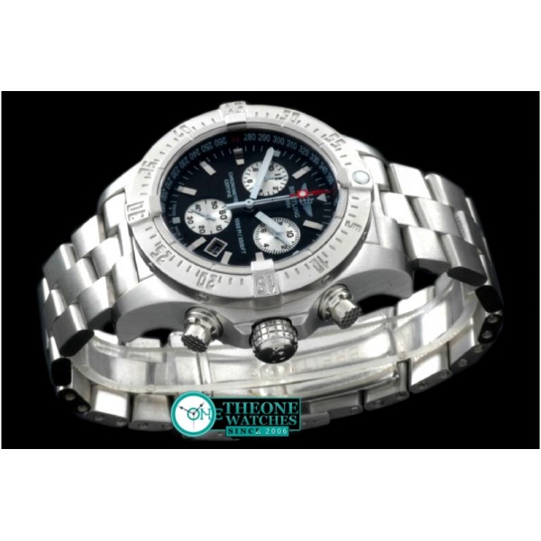 Breitling - Seawolf Chrono SS/SS Black Stk Swiss Eta Qtz 251.262