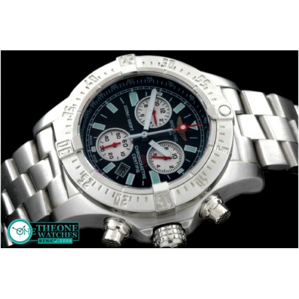 Breitling - Seawolf Chrono SS/SS Blue Stk Swiss Eta Qtz 251.262