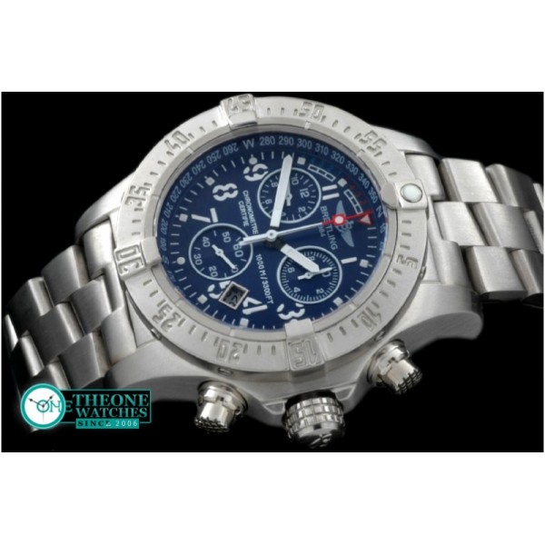 Breitling - Seawolf Chrono SS/SS Graphi Num Swiss Eta Qtz 251.262