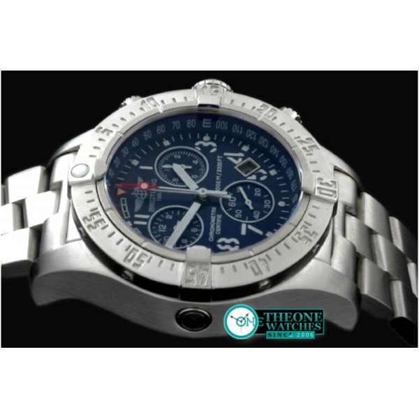 Breitling - Seawolf Chrono SS/SS Graphi Num Swiss Eta Qtz 251.262