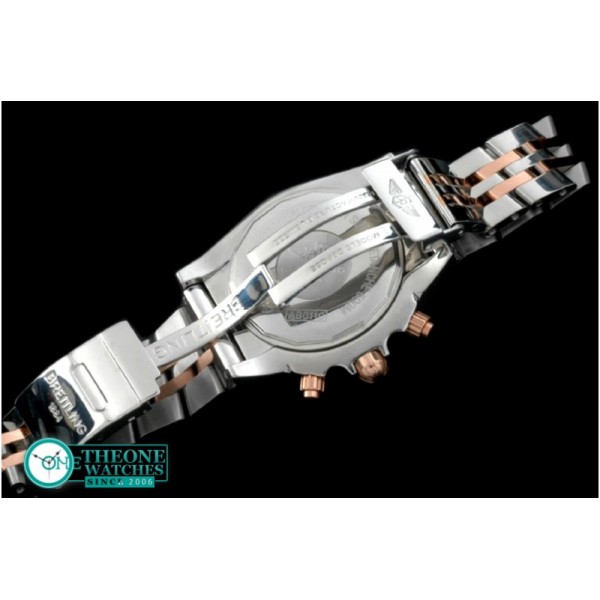 Breitling - Chronomat B01 SS/YG TT White Roman Jap OS20 Qtz