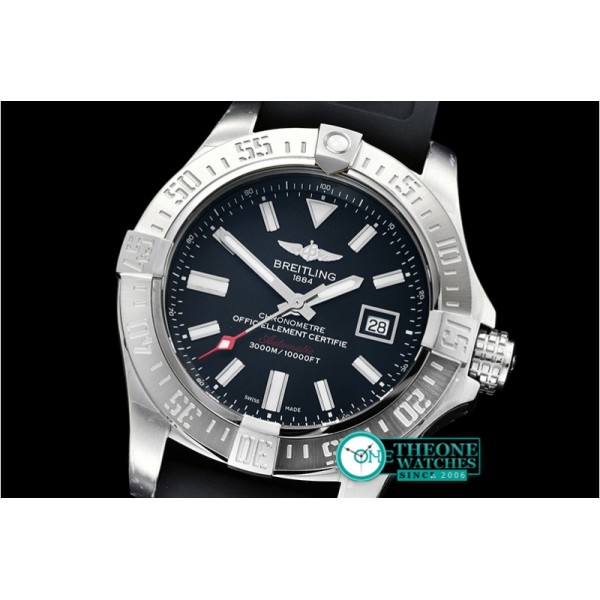 Breitling - Avenger II Seawolf SS/RU Black Sticks GF Asia 2836