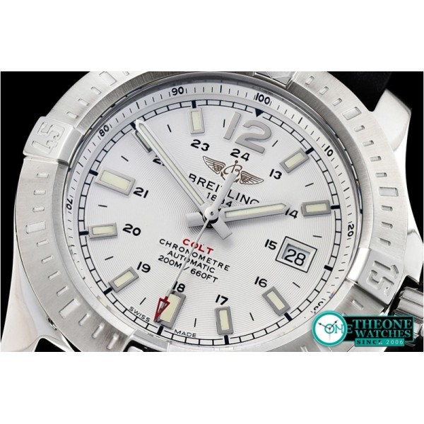 Breitling - Colt 44mm Automatic SS/LE White GF Asia 2824