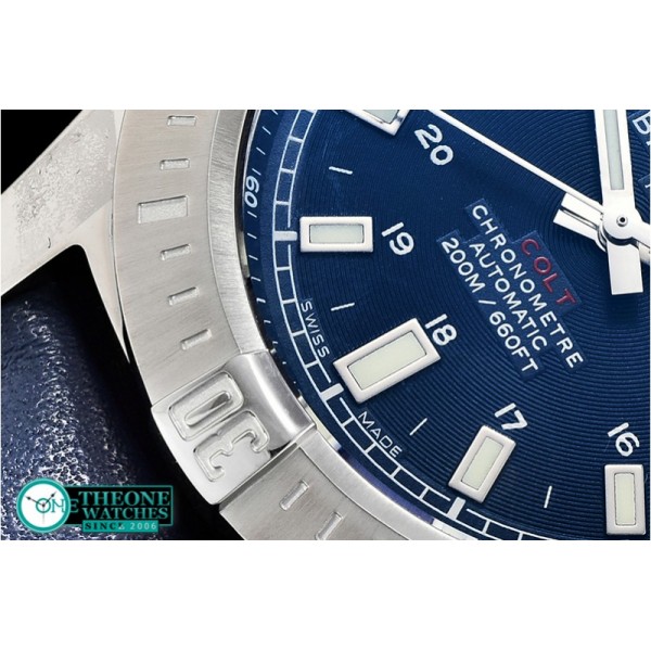 Breitling - Colt 44mm Automatic SS/LE Blue GF Asia 2824