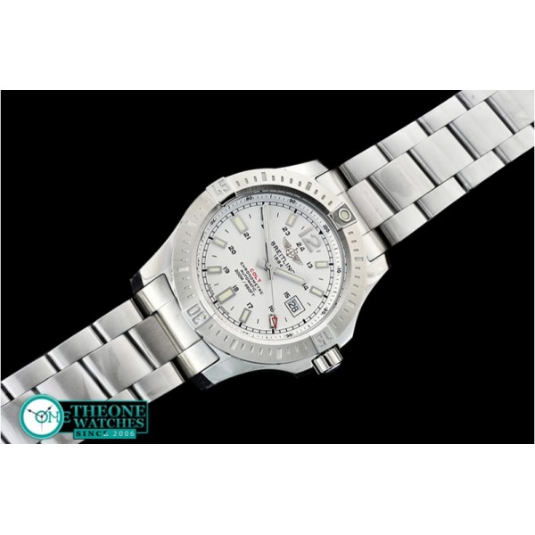 Breitling - Colt 44mm Automatic SS/SS White GF Asia 2824