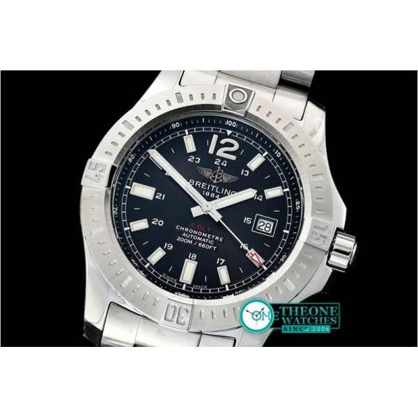 Breitling - Colt 44mm Automatic SS/SS Black GF Asia 2824