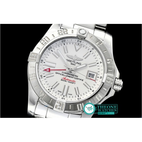 Breitling - Avenger II GMT A3239011 SS/SS White GF A2836