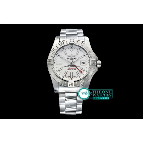 Breitling - Avenger II GMT A3239011 SS/SS White GF A2836