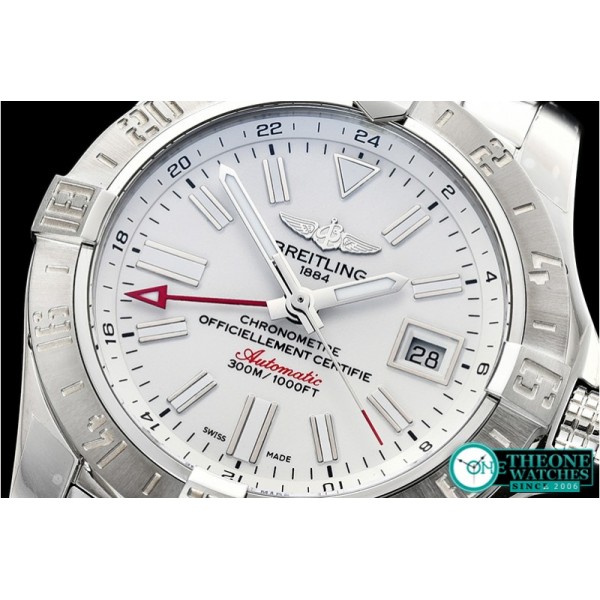 Breitling - Avenger II GMT A3239011 SS/SS White GF A2836