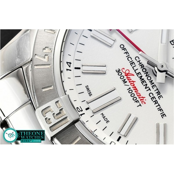 Breitling - Avenger II GMT A3239011 SS/SS White GF A2836