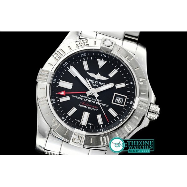 Breitling - Avenger II GMT A3239011 SS/SS Black GF A2836