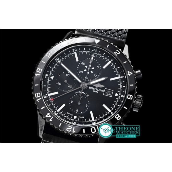 Breitling - Chronoliner 46mm GMT PVD/PVD Black Asia 7750