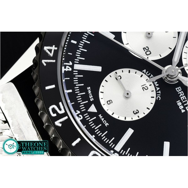 Breitling - Chronoliner 46mm GMT SS/SS Black/White Asia 7750