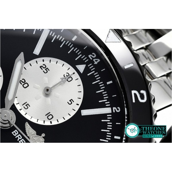 Breitling - Chronoliner 46mm GMT Navi SS/SS Black/White Asia 7750