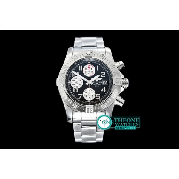 Breitling - Avenger II Chronograph 43mm SS/SS Dark Grey GF A7750