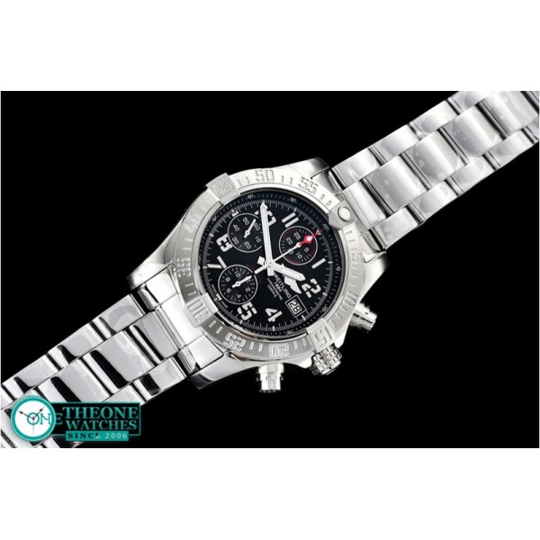 Breitling - Avenger II Chronograph 43mm SS/SS Black GF A7750