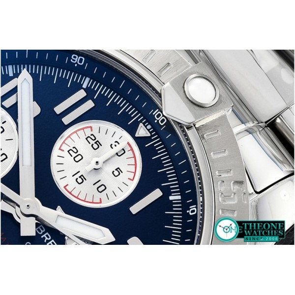 Breitling - Avenger II Chronograph 43mm SS/SS Blue GF A7750