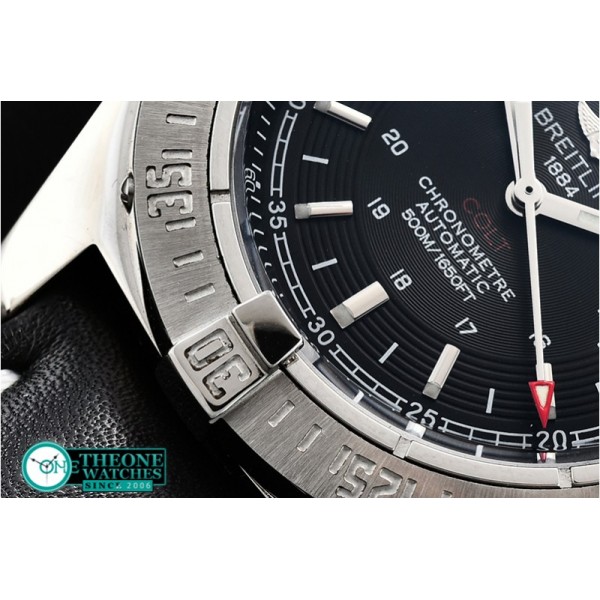 Breitling - AeroMarine Colt II 44mm SS/LE Black ANF Asia 2836