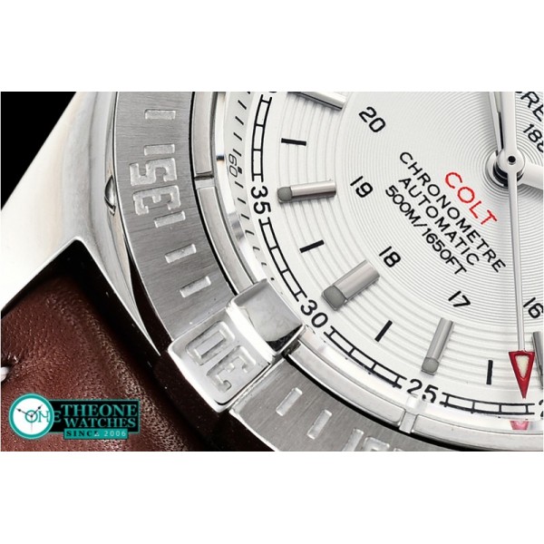 Breitling - AeroMarine Colt II 44mm SS/LE White ANF Asia 2836