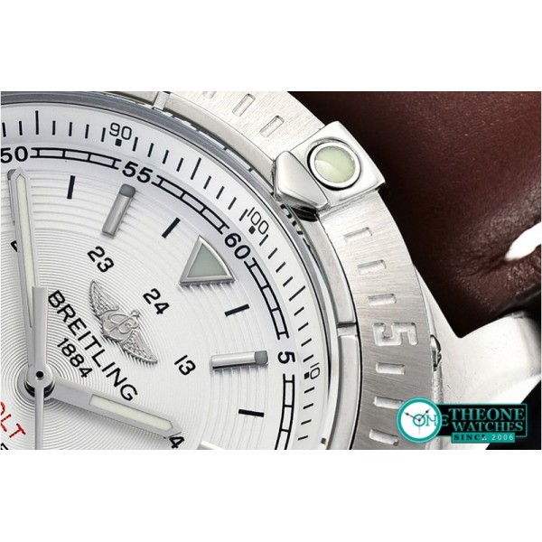 Breitling - AeroMarine Colt II 44mm SS/LE White ANF Asia 2836