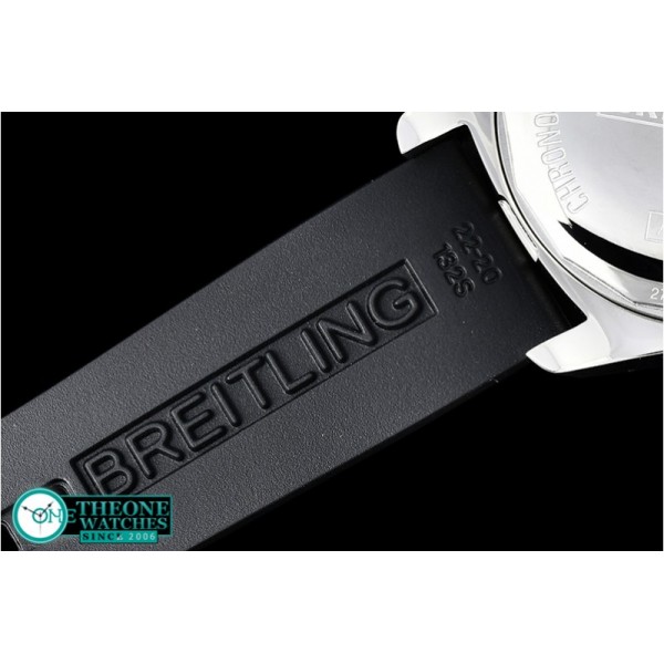 Breitling - Colt 44mm Chronograph Automatic SS/RU Blue/Stk A7750