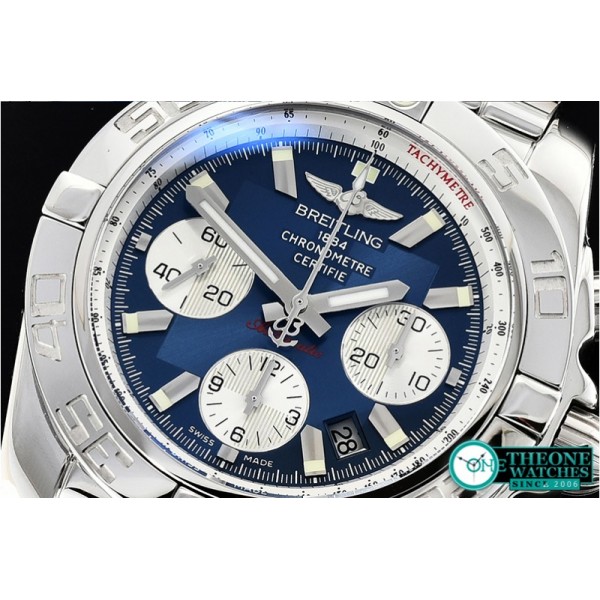 Breitling - Chronomat B01 SS/SS Blue/Stick GF Asia 7750 Mod