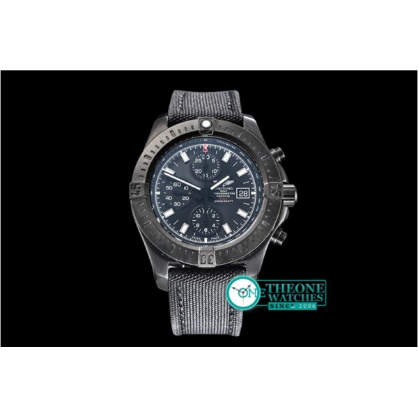 Breitling - Colt Chronograph 44 Black Diver Pro II PVD/NY Blk A7750