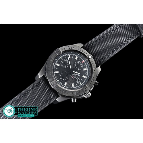 Breitling - Colt Chronograph 44 Black Diver Pro II PVD/NY Blk A7750