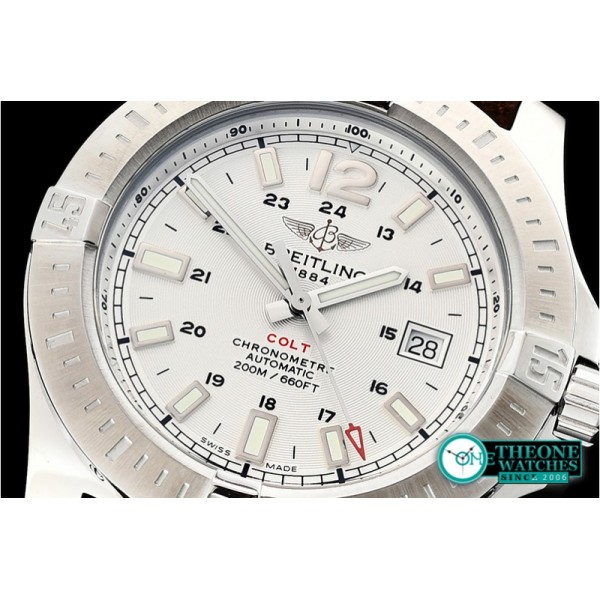 Breitling - Colt Automatic 42mm SS/LE White ANF Asia 2836