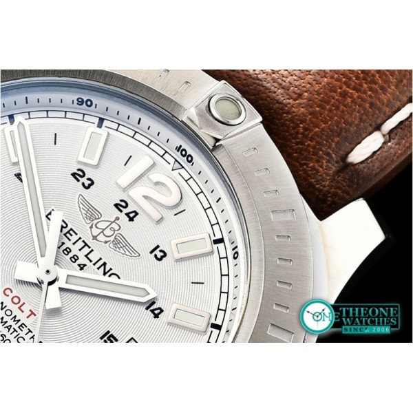 Breitling - Colt Automatic 42mm SS/LE White ANF Asia 2836