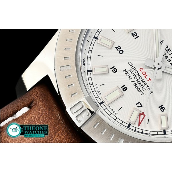 Breitling - Colt Automatic 42mm SS/LE White ANF Asia 2836