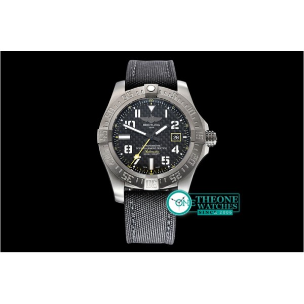 Breitling - Avenger BlackBird 44mm Boutique DLC/TI/NY Blk CF A2824