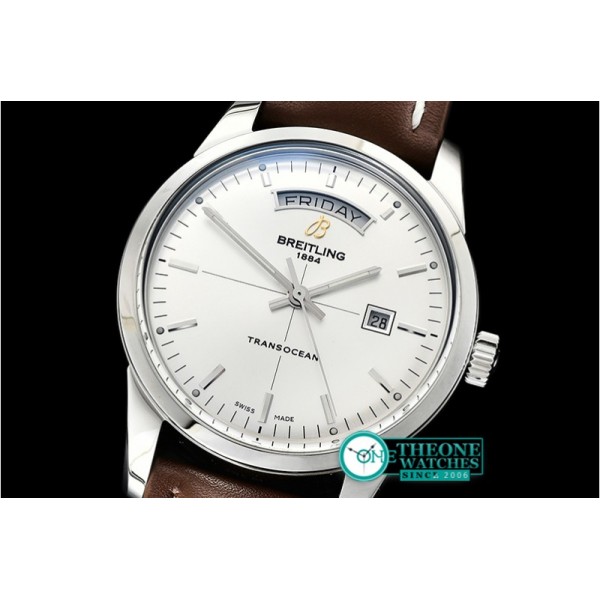 Breitling - Transocean Day Date SS/LE White V7F Asia 2824