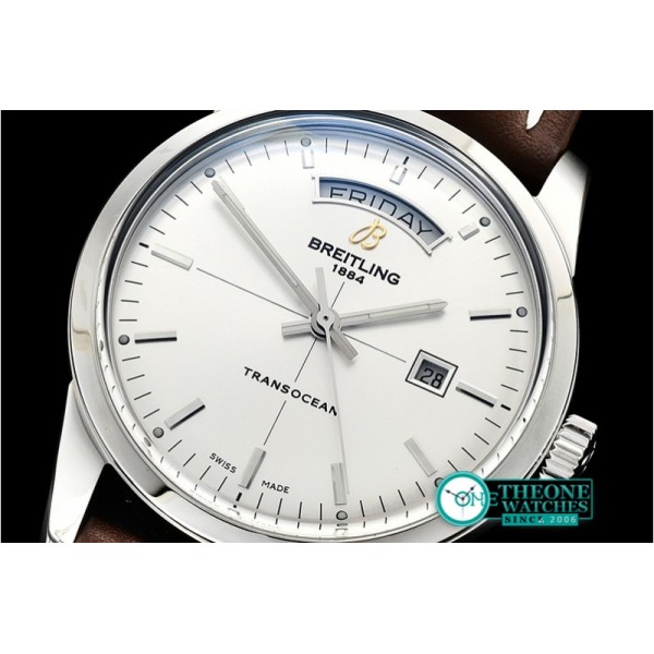 Breitling - Transocean Day Date SS/LE White V7F Asia 2824