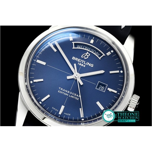 Breitling - Transocean Day Date SS/LE Blue V7F Asia 2824