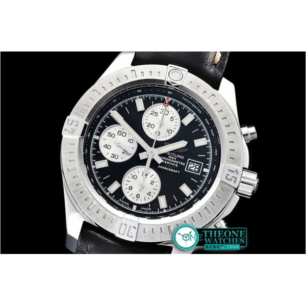 Breitling - Colt 44mm Chronograph Automatic SS/LE Black/Stk A7750