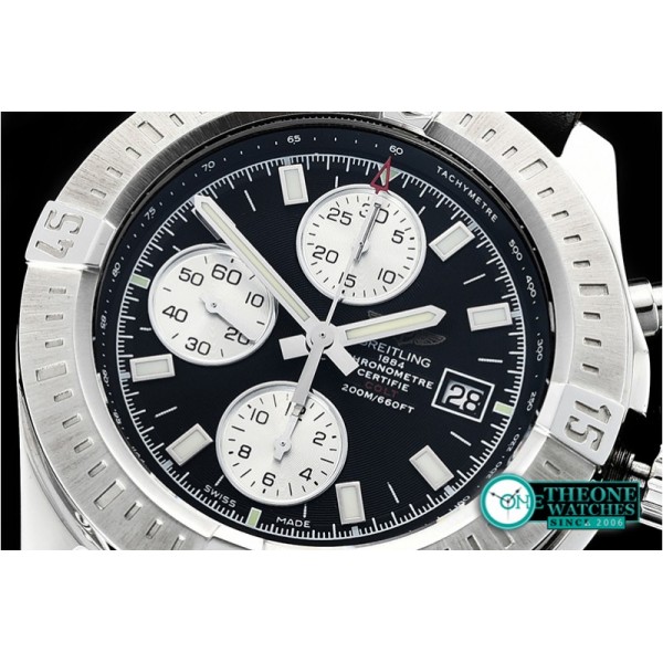 Breitling - Colt 44mm Chronograph Automatic SS/LE Black/Stk A7750