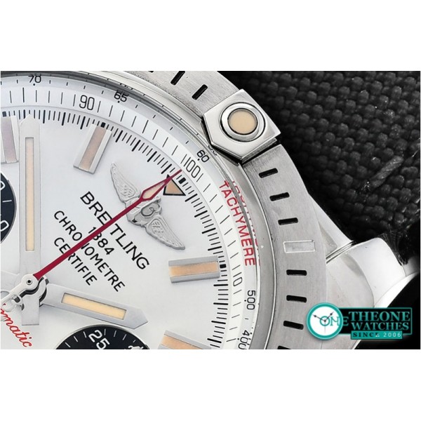 Breitling - Chronomat Airborne 44 B01 SS/NY White Asia 7750